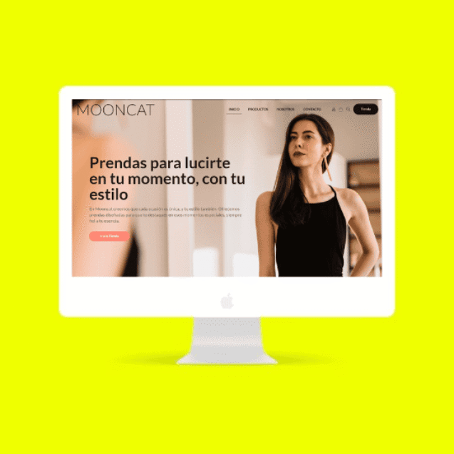 Tienda online Mooncat Vestidos - Impulso Websites