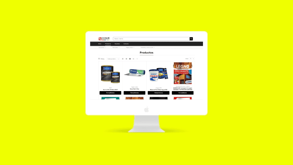 E-commerce De Color Pinturerías - Impulso Websites