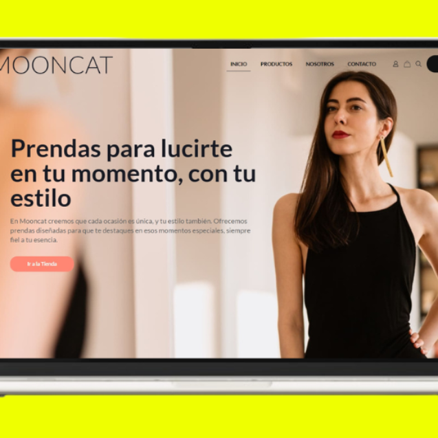Tienda online Mooncat Vestidos - Impulso Websites