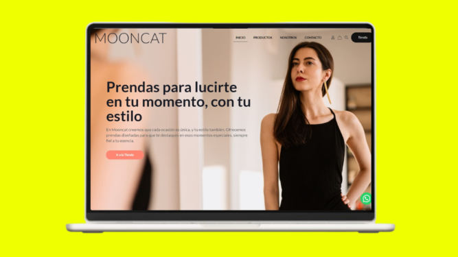 Tienda online Mooncat Vestidos - Impulso Websites