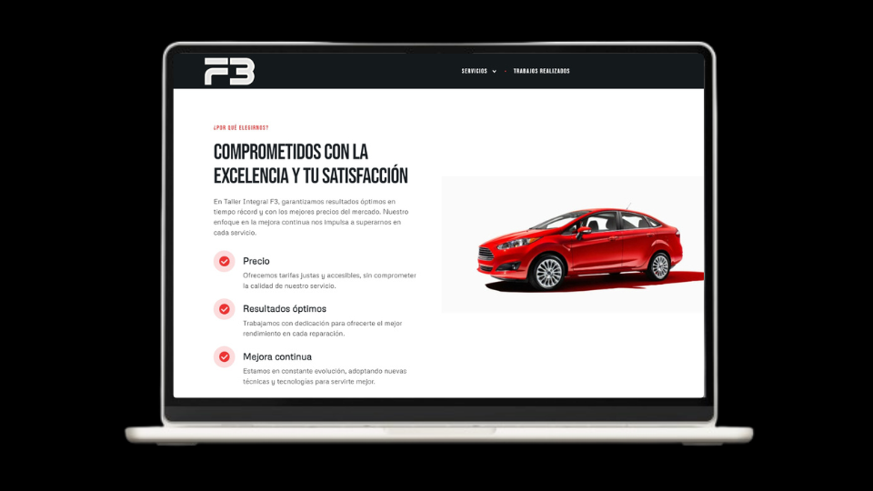 Web Corporativa Taller F3 - Impulso Websites