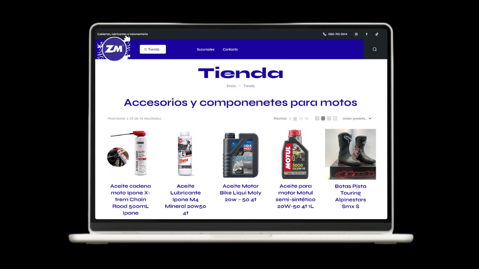 Catálogo Online Z Motos - Impulso Websites