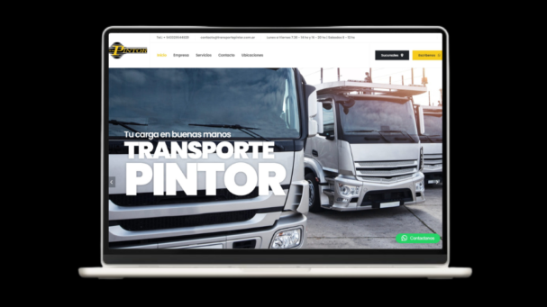 Web Corporativa Transporte Pintor - Impulso Websites